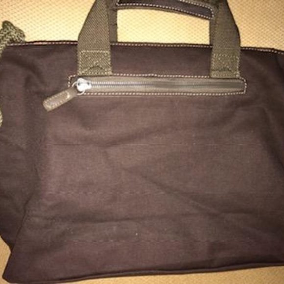 TSD Hidden Woods Canvas and Leather Brown Tote Bag electronics/computer case - Picture 16 of 16